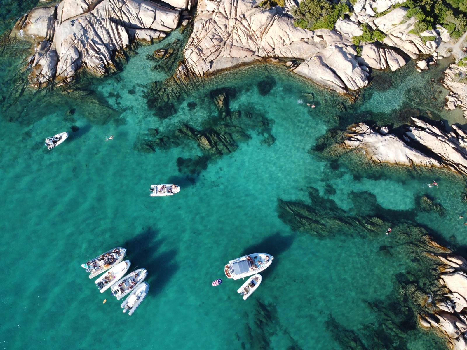 Ripresa di Cala Girgolu con un drone